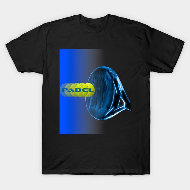 Pádel sport 9 blue T-Shirt by DymSportswear